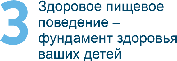 Здоровое пищевое поведение – фундамент здоровья ваших детей